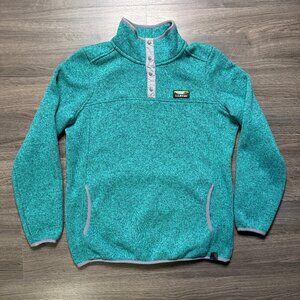 L.L. Bean Women's Sweater Fleece Pullover - Turquoise